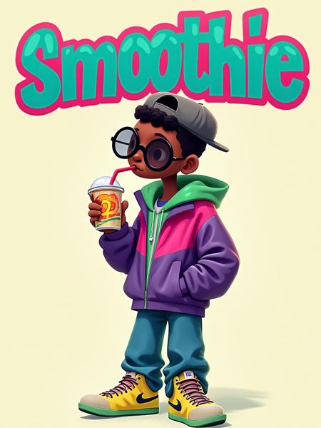 smOOthie F1- Soft Shaded Style for FLUX版本v1.0 (ID: 936229)