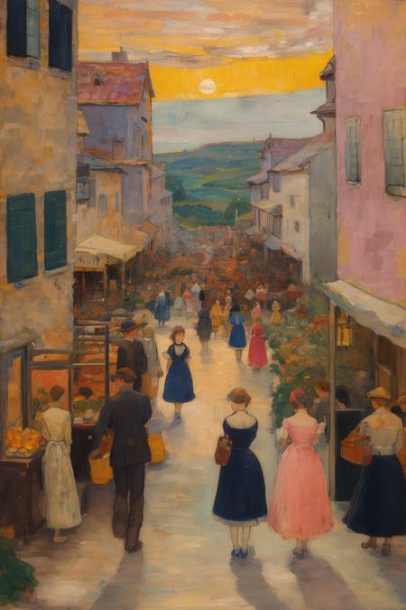 style of Maurice Prendergast 383