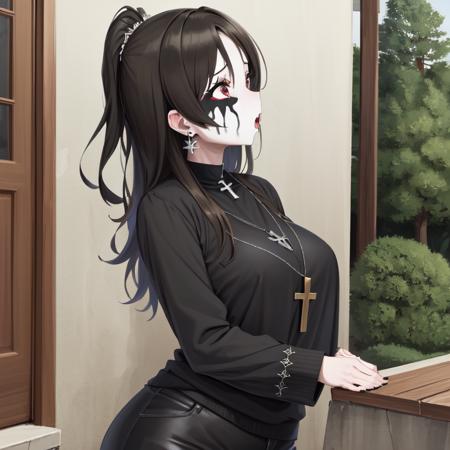 Corpse Paint/Black Metal Makeup - Concept
