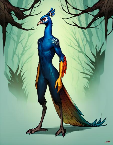 Peacock animal/humanoid [Pony]