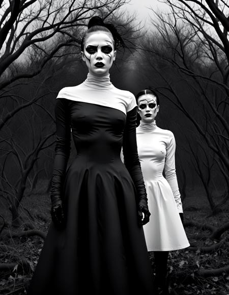 Monochrome Photography - Philippe Halsman (Art Style) [SDXL]