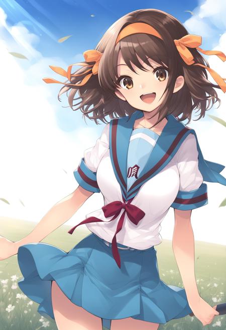 涼宮 ハルヒ ponyDiffusion版 (涼宮ハルヒの憂鬱) / Suzumiya Haruhi (The Melancholy of Haruhi Suzumiya)版本v1.0 (ID: 383522)