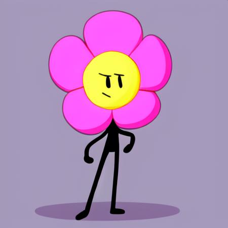 BFDI - Flower (LoHa for Pony Diffusion V4)版本v1.0 (ID: 61611)
