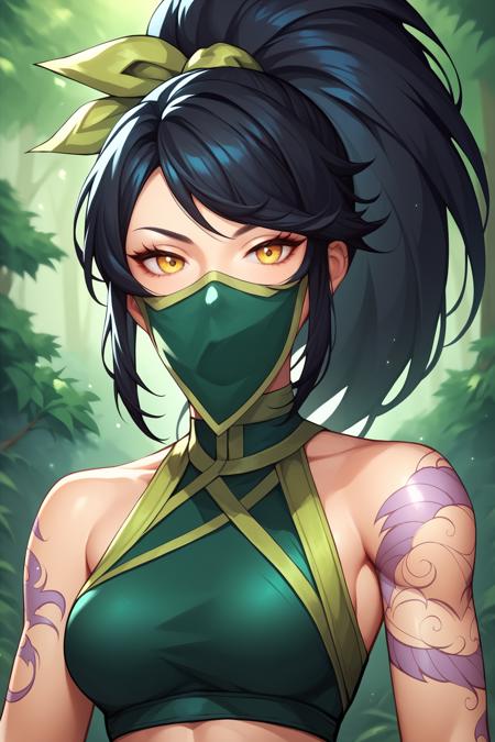 Akali (League of Legends) - Comission LoRA PonyXL [NSFW Support]版本vPonyXL (ID: 529555)