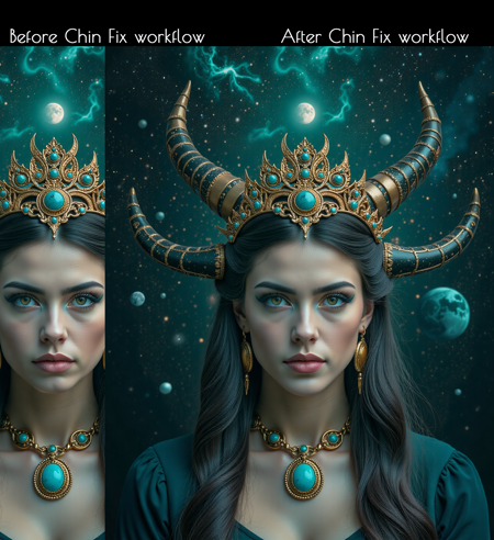 Automatic Chin Fixer workflow