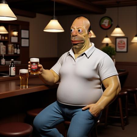 Homer Simpson - Flux1.D & SDXL