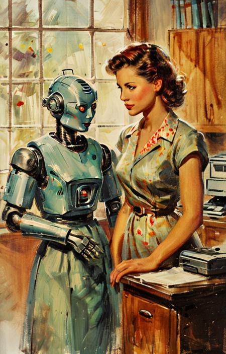 An American style promotional painting style from the last century - tangbohu [SDXL] 4