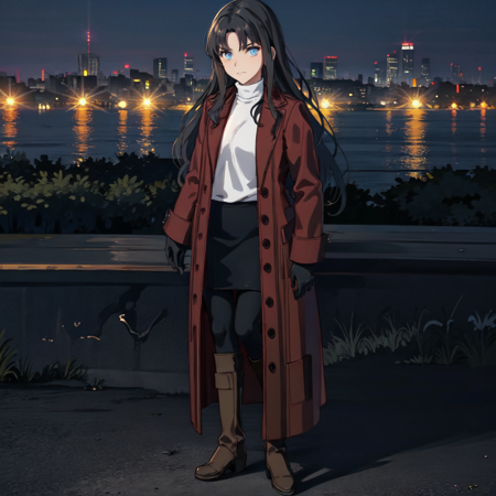 Rin tohsaka  LORA and(Pony)  from fate stay night visual novel