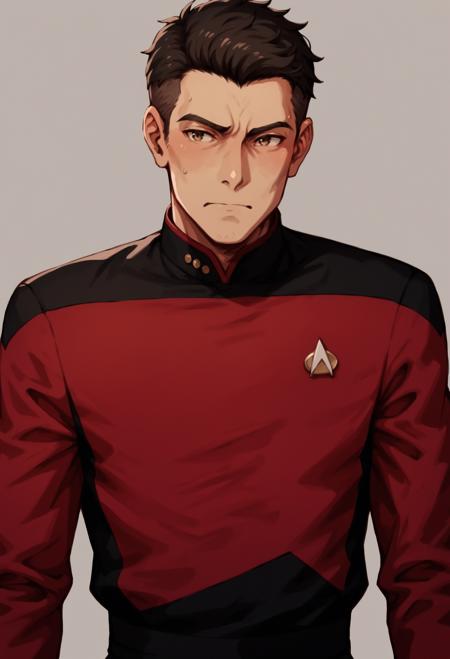 Star Trek TNG uniforms (standalone for early seasons version update) (pony)