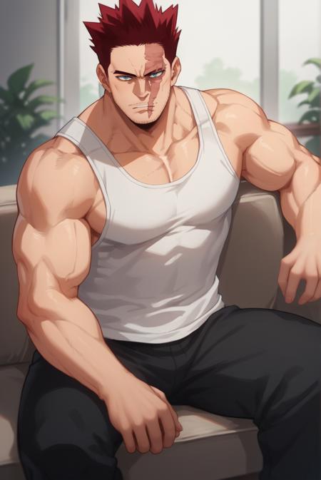 Boku no Hero Academia - Enji Todoroki/Endeavor [Pony] [COMMISSION]