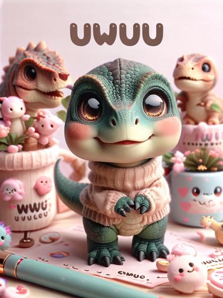 Smol Dinosaurs [SDXL]