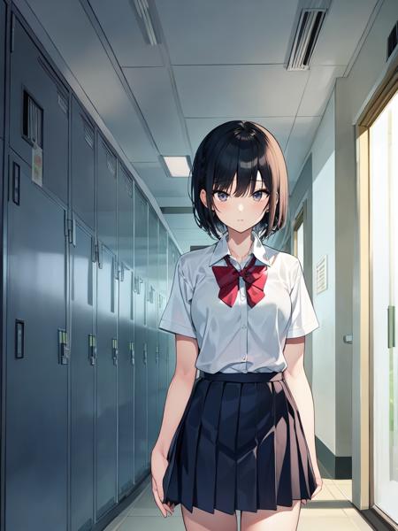 学校 School Building Scenery LoRA