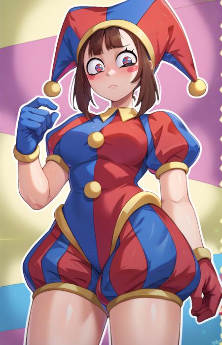 Pomni / The Amazing Digital Circus (NSFW/SFW) SDXL LORA PONY版本v1.0 (ID: 491080)