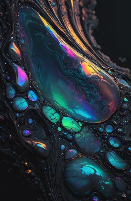 IOS_Iridescent opal style