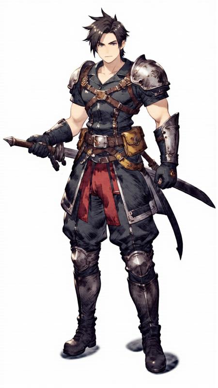 Final Fantasy Concept Art Style Flux