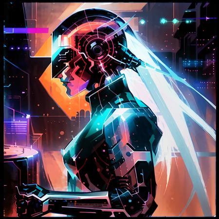 Cyberpunk 2077 Tarot card 512x1024