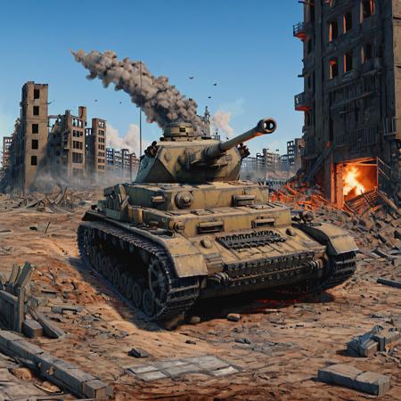 Panzer IV G Tank (SDXL)版本Panzer IV G Tank (SDXL) (SDXL)