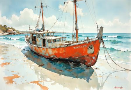 Watercolor painting