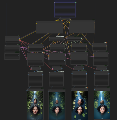 TCD workflow for compare : TCD / HYPERSD/ LCM / LIGHTING | Fast SDXL generation版本v1.0 (ID: 474241)