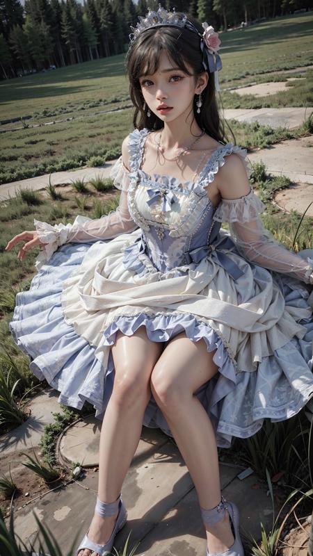 【雾蓝月光】Dress No.15 Wathet Dress