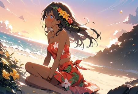 Anime Hawaiian / Polynesian Style