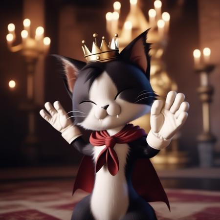 Cait Sith - Final Fantasy VII - SDXL