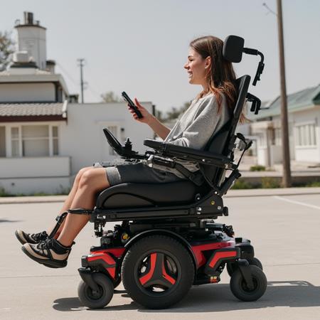Powered Wheelchairs (Mostly Permobil M3/F5 Based) v0.1a (FLUX+SDXL+PONY)版本v0.1a (FLUX) (FLUX)