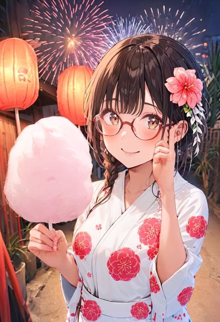 わたあめ cotton candy SDXL