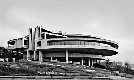 CCCP Brutalism SDXL