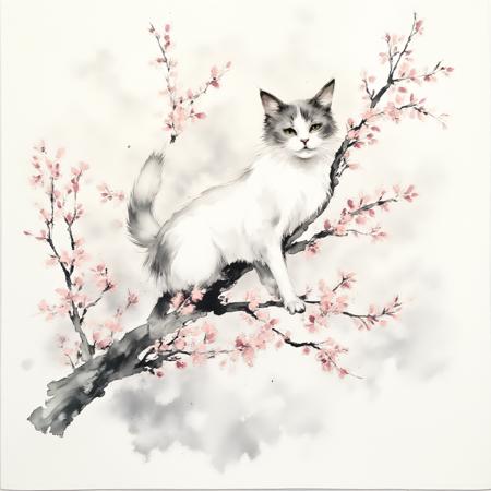 Zen Ink Wash Sumi-e (SDXL, Pony, Flux)