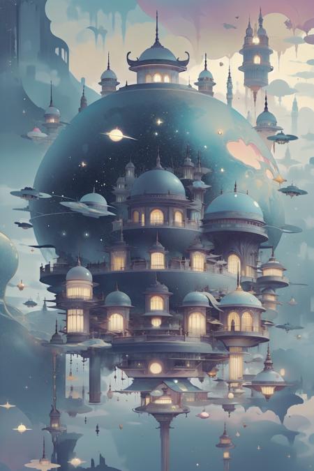 巨大透明飞船|Huge transparent spaceship
