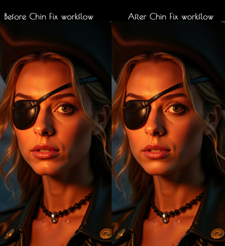 Automatic Chin Fixer workflow