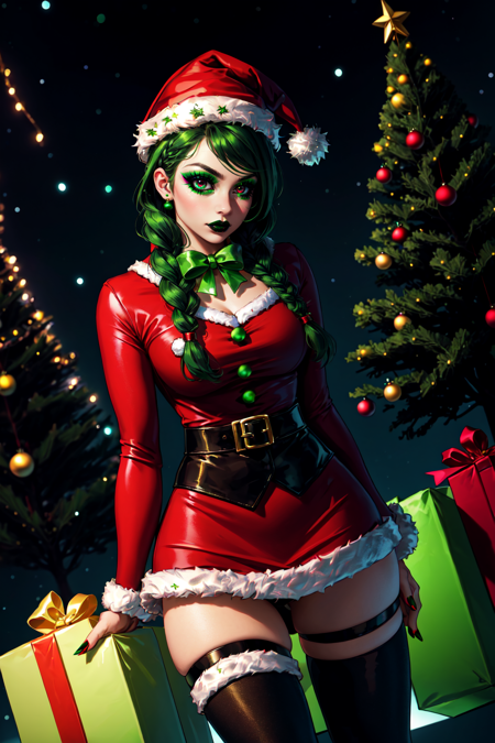 Gothic Chick @ Xmas (Embedding)