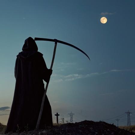Grim Reaper cinematic style XL + SD1.5