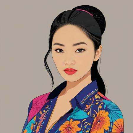 Flat 2d Style Cutout