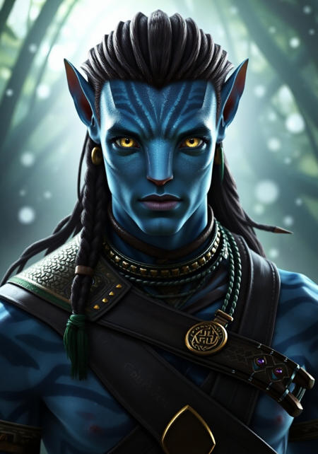 PAseer-Avatar-Na'Vi-致敬经典《阿凡达》纳威人版本FLUX v1.0 (ID: 737623)