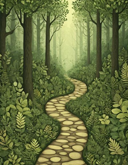 Green Textured Style