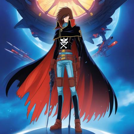 300 th LORA : Captain Harlock / Albator - SDXL (3D movie/anime)