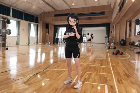 体育館 Japanese school gymnasium SD15版本SD15_V5_DIM4 (ID: 305038)