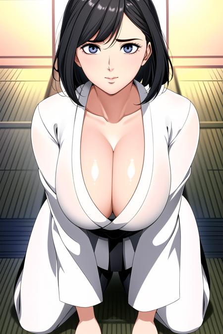 Toyama Rie 東山りえ | Juudoubu 柔道部顾问的女教师 [多摩豪][Tamagou]