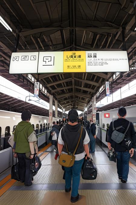 東京駅　東海道・山陽新幹線ホーム
