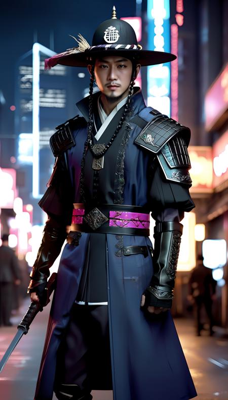 Hanbok_Cheollik_XL Korean traditional Military Officer's uniform