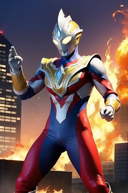 Ultraman Trigger/特利迦LoRA模型版本v1.0 (ID: 76889)