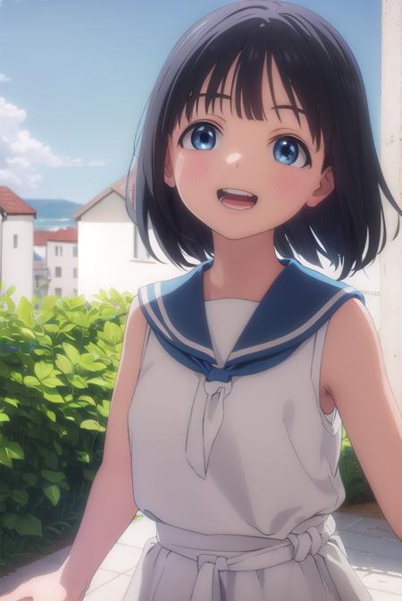 Kao Akebi (明日 花緒) - Akebi's Sailor Uniform (Akebi-chan no Sailor-fuku) (明日ちゃんのセーラー服)