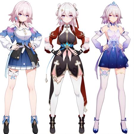(SDXL: A3)MIHOYO Collection 米家全家桶 (Honkai Impact 3rd | Honkai Star Rail | Genshin Impact | Zenless Zone Zero)版本三月七-March 7 (ID: 676116)