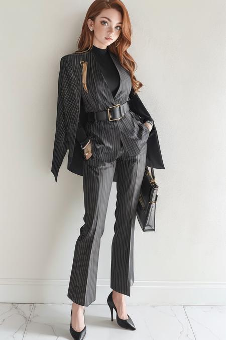 Pin Striped Suit
