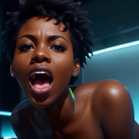 Sanaa Asaju - Black African Kenyan Woman from the Latent Space(SD1.5)