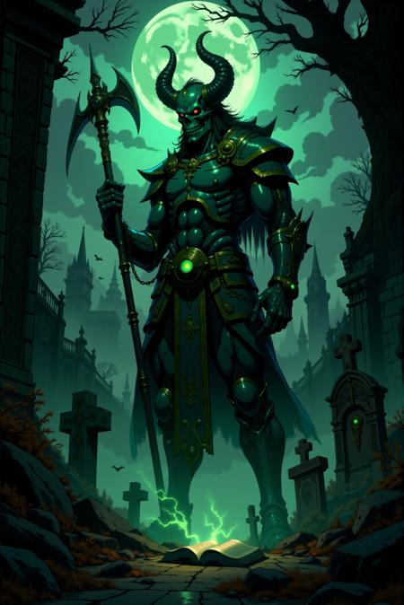 Dark Gothic Comic style