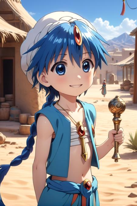Magi: The Labyrinth of Magic - Aladdin - SDXL