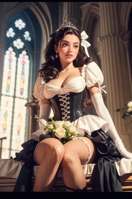 Ruched Top Pearl Studded Corset | Pearls Gone Wild